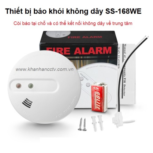 Bán Đầu dò báo khói không dây SS-168WE giá tốt nhất tại tp hcm Bán Đầu dò báo khói không dây SS-168WE giá tốt nhất tại tp hcm
