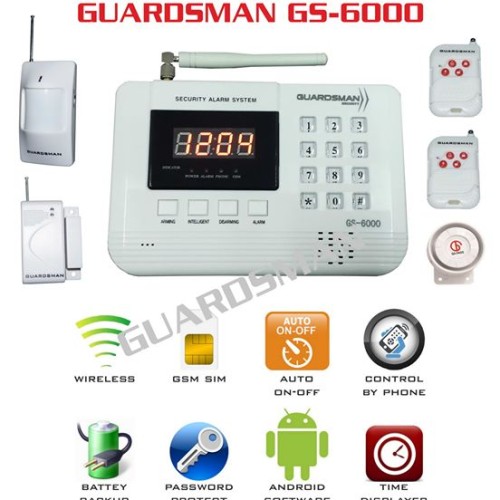 Bán Hệ thống báo trộm không dây GUARDSMAN GS-6000 giá tốt nhất tại tp hcm Bán Hệ thống báo trộm không dây GUARDSMAN GS-6000 giá tốt nhất tại tp hcm