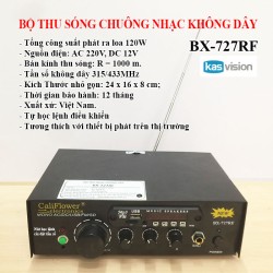 Giới thiệu bộ thu sóng chuông nhạc không dây bx727 Giới thiệu bộ thu sóng chuông nhạc không dây bx727