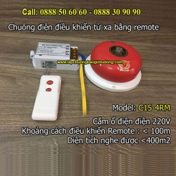 Chuông điện điều khiển từ xa không dây Chuông điện điều khiển từ xa không dây