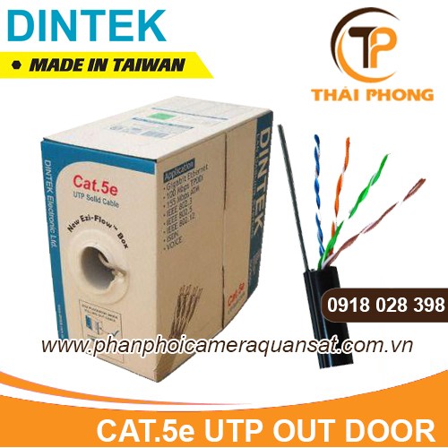 Bán Dây cáp mạng Dintek treo ngoài trời - CAT.5e, 305M giá tốt nhất tại tp hcm Bán Dây cáp mạng Dintek treo ngoài trời - CAT.5e, 305M giá tốt nhất tại tp hcm