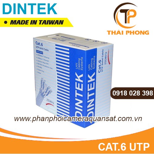 Bán Cáp mạng Dintek CAT.6 S-FTP, 4 pair, 23 AWG, 305m giá tốt nhất tại tp hcm Bán Cáp mạng Dintek CAT.6 S-FTP, 4 pair, 23 AWG, 305m giá tốt nhất tại tp hcm