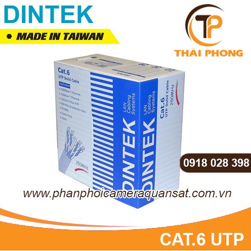 Bán Cáp mạng Dintek CAT.6A U/FTP, 4 pair, 23 AWG, 305m giá tốt nhất tại tp hcm Bán Cáp mạng Dintek CAT.6A U/FTP, 4 pair, 23 AWG, 305m giá tốt nhất tại tp hcm