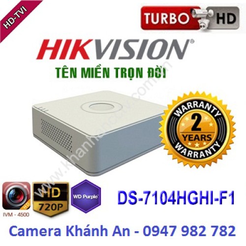 Bán Đầu ghi HIKVISION DS-7104HGHI-F1 4 kênh giá tốt nhất tại tp hcm Bán Đầu ghi HIKVISION DS-7104HGHI-F1 4 kênh giá tốt nhất tại tp hcm