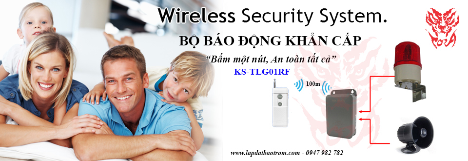 Bộ còi hú báo động khẩn cấp điều khiển từ xa 100m TR-C2020 Bộ còi hú báo động khẩn cấp điều khiển từ xa 100m TR-C2020
