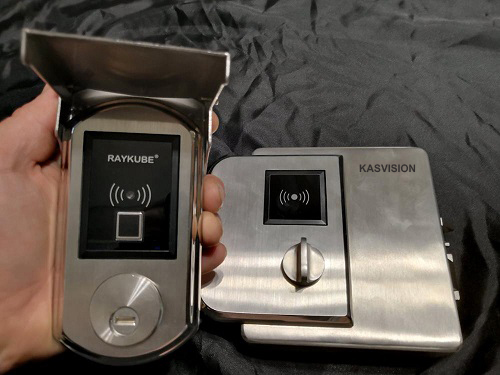 Khóa cửa cổng Vân tay, thẻ từ cho cử cổng sắt KAXL-068