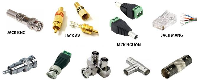 các loại jack tín hiệu cho camera